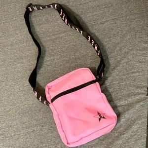 Jeffree Star Pink cross body bag.